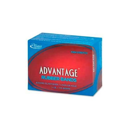 Alliance Rubber Alliance Advantage Rubber Bands, Size No 19, 3-1/2" x 1/16", Natural, 1/4 lb. Box 26199